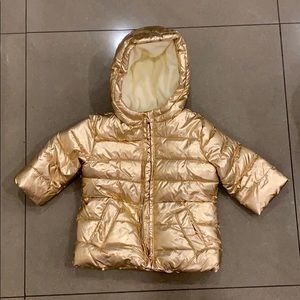Gold Puffer Jacket